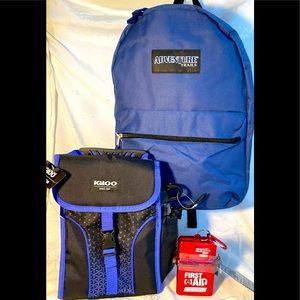 ADVENTURE TRAILS STUDENT BACKPACK, LUNCH BAG, & FIRST AID KIT